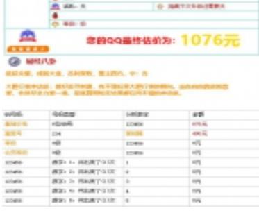 QQ号码价值评估工具及源码QQ号码估价QQ号码价格评估