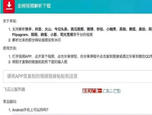 2024最新视频去水印源码