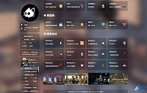 精美导航引导页HTML源码 自适应手机/电脑，无后台