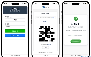 全开源自适应聚合收款单页源码