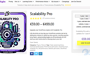 WordPress数据库优化插件–Scalability Pro v5.94 破解版下载