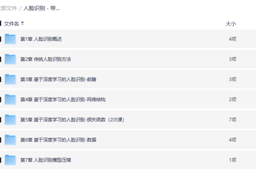 人脸识别教程 – 含源码课件完整版