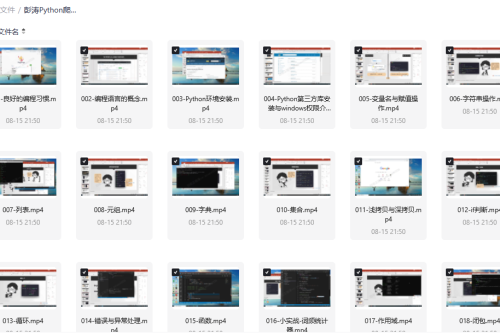Python爬虫训练营 – 从基础到分布式架构全栈实战