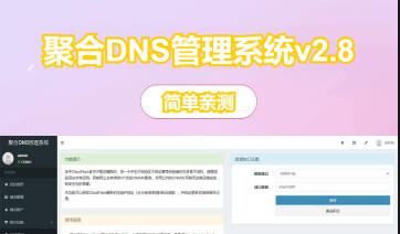 聚合DNS管理系统v2.8 (一个网站管理多个平台的域名解析+多用户+API接口)