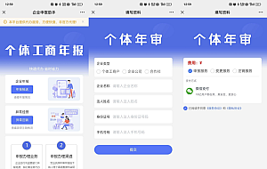 工商年报申报注销系统源码 v2.3.3 个体H5搭建