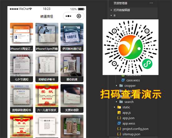 最新强大装逼神器微信小程序 超多模板支持流量主
