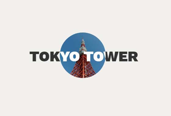 圆形剪切图片光标悬停特效