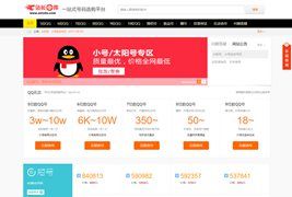 帝国CMS仿号码交易/QQ靓号商城源码/适配移动端整站源码