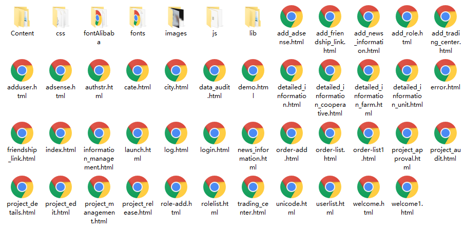基于layui的全套红色网站后台HTML模版