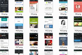 最新1000套自适应Html5手机模版下载
