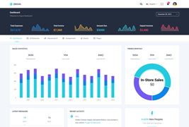 Bootstrap管理系统模板/后台管理系统网站模板