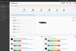 Unicorn Admin 一款黑色扁平化后台模板
