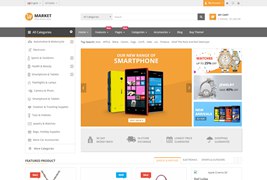 基于bootstrap综合零售购物商城模板