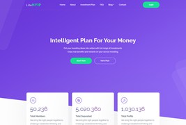 P2P投资计划管理公司网站bootstrap模板