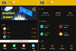 最新区块链CAGI虚拟资产币投资分红理财创投源码+杠杆转账完整源码