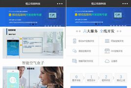 信息科技公司展示小程序模板