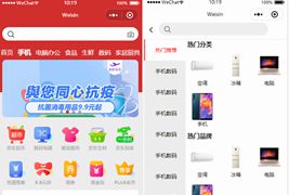 仿京东页面小程序模板