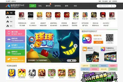 Discuz模板：迪恩游戏Time风 商业版GBK+UTF8价值268元
