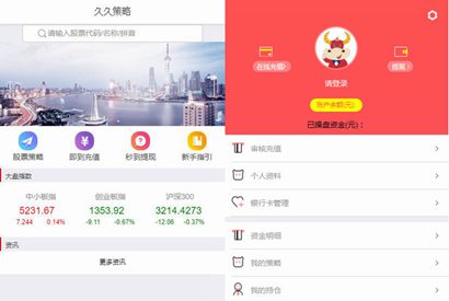 Thinkphp内核明日策略配资网站源码 完美运营版+自适应手机端+封装APP