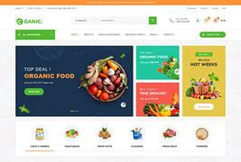 生鲜美食超市HTML5电商模板