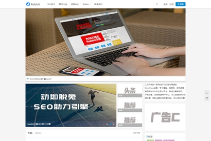 为SEO而生的WordPress主题RabbitV2.0主题分享